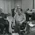 Dave Brubeck and Iola Brubeck with Matthew Brubeck, Yo Yo Ma, and Steve Epstein at recording of Yo Yo Ma's Christmas album