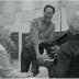Dave Brubeck and Iola Brubeck with Matthew Brubeck, Yo Yo Ma, and Steve Epstein at recording of Yo Yo Ma's Christmas album