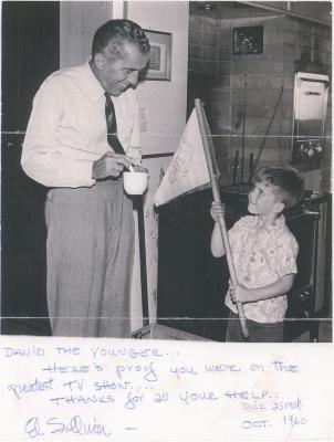 Ed Sullivan with unidentified boy