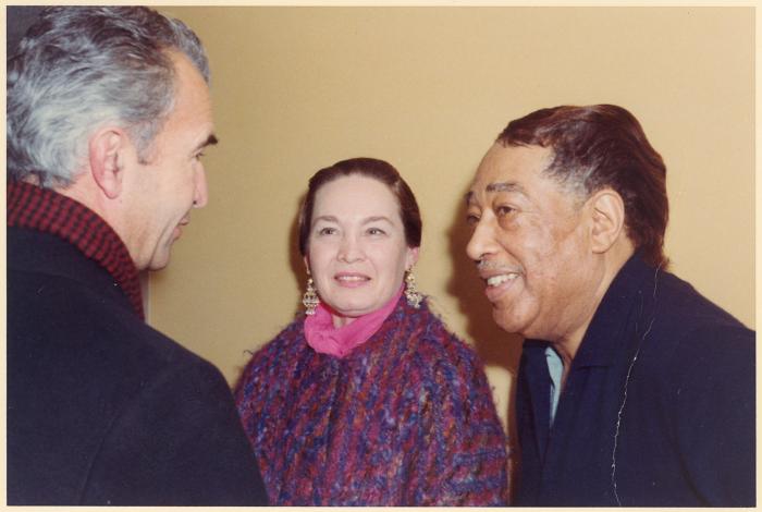 Dave Brubeck and Iola Brubeck with Duke Ellington